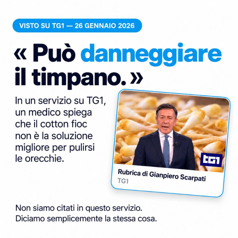 Dolceva® Pulisci-orecchie adesivo – Cattura il cerume invece di spingerlo in fondo